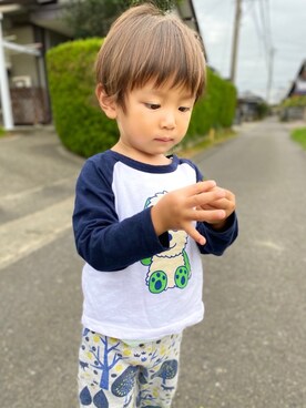 「NHK」｜RENTOさん（キッズ・90cm）の秋コーディネート