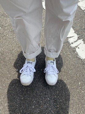 ソックス 靴下を使った 白パンツ のレディース人気ファッションコーディネート Wear