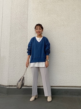 「LOWRYS FARM（ローリーズファーム）のストレッチヒールブーツ　851418（ブーツ）」を使った、こみさん（レディース・150cm）の秋コーディネート