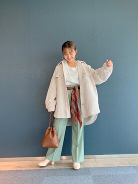 「LOWRYS FARM（ローリーズファーム）のストレッチヒールブーツ　851418（ブーツ）」を使った、こみさん（レディース・150cm）の秋コーディネート