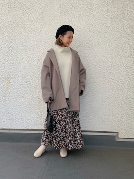 「LOWRYS FARM（ローリーズファーム）のストレッチヒールブーツ　851418（ブーツ）」を使った、こみさん（レディース・150cm）の秋コーディネート