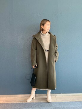 「LOWRYS FARM（ローリーズファーム）のストレッチヒールブーツ　851418（ブーツ）」を使った、こみさん（レディース・150cm）の秋コーディネート