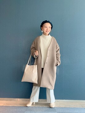 「LOWRYS FARM（ローリーズファーム）のストレッチヒールブーツ　851418（ブーツ）」を使った、こみさん（レディース・150cm）の秋コーディネート