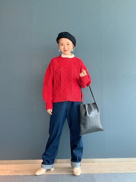 「LOWRYS FARM（ローリーズファーム）のストレッチヒールブーツ　851418（ブーツ）」を使った、こみさん（レディース・150cm）の秋コーディネート