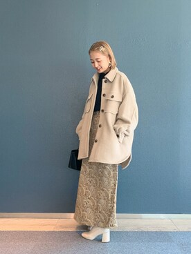 「LOWRYS FARM（ローリーズファーム）のストレッチヒールブーツ　851418（ブーツ）」を使った、こみさん（レディース・150cm）の秋コーディネート