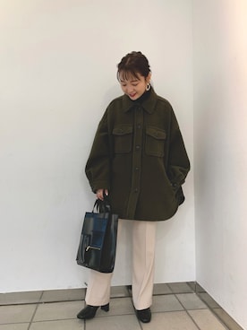 「LOWRYS FARM（ローリーズファーム）のストレッチヒールブーツ　851418（ブーツ）」を使った、こみさん（レディース・150cm）の冬コーディネート