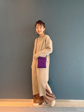 「LOWRYS FARM（ローリーズファーム）のストレッチヒールブーツ　851418（ブーツ）」を使った、こみさん（レディース・150cm）の冬コーディネート