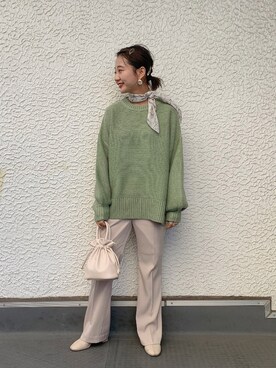 「LOWRYS FARM（ローリーズファーム）のストレッチヒールブーツ　851418（ブーツ）」を使った、こみさん（レディース・150cm）の冬コーディネート