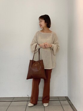 「LOWRYS FARM（ローリーズファーム）のストレッチヒールブーツ　851418（ブーツ）」を使った、こみさん（レディース・150cm）の冬コーディネート