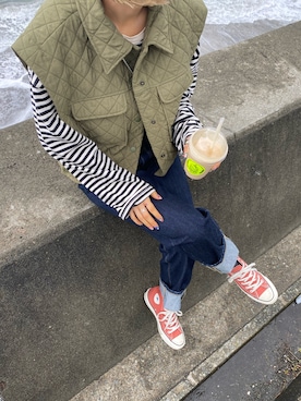 「ZARA KIDS」｜「アイテム（その他）」を使った、こみさん（レディース・150cm）の春コーディネート