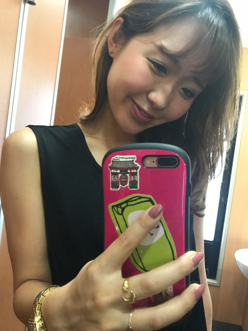 「ZARAのアイテム（つなぎ/オールインワン、ブラック系）」を使った、♡moemi♡さん（レディース・167cm）の夏コーディネートの1枚目の写真