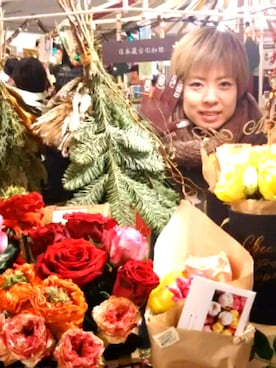 「ScoLar（スカラー）のアイテム（その他アウター）」を使った、あまねさん（レディース・166cm）の冬コーディネート