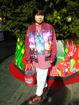「ScoLar Parity（スカラーパリティ）のアイテム（ジャケット/アウター）」を使った、あまねさん（レディース・166cm）の冬コーディネート