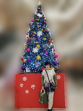 「ScoLar Parity（スカラーパリティ）のアイテム（バッグ）」を使った、あまねさん（レディース・166cm）の冬コーディネート