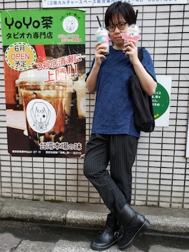 「ScoLar Parity（スカラーパリティ）のアイテム」を使った、あまねさん（レディース・166cm）の夏コーディネート