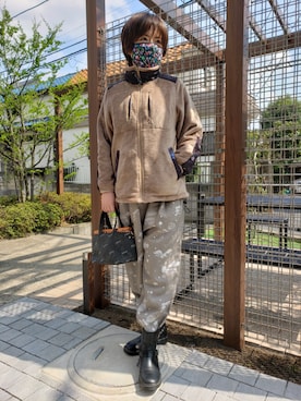 「ScoLar Parity（スカラーパリティ）のアイテム」を使った、あまねさん（レディース・166cm）の春コーディネート