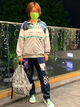 「ScoLar Parity（スカラーパリティ）のアイテム（ジャケット/アウター）」を使った、あまねさん（レディース・166cm）の春コーディネート