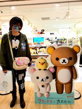 「ScoLar Parity（スカラーパリティ）のアイテム（ジャケット/アウター）」を使った、あまねさん（レディース・166cm）の冬コーディネート