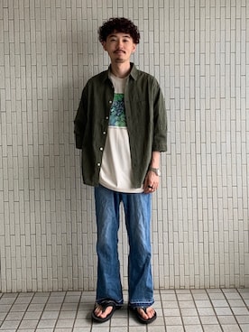 もちたくさん（メンズ・168cm）の春コーディネート