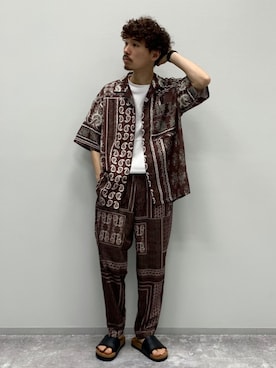 もちたくさん（メンズ・168cm）の夏コーディネート