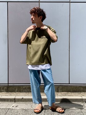 もちたくさん（メンズ・168cm）の夏コーディネート