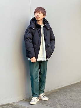 もちたくさん（メンズ・168cm）の冬コーディネート