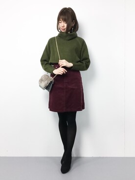 miyaseさん（レディース・165cm）の冬コーディネート