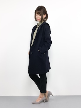 「31 Sons de mode（トランテアン　ソン　ドゥ　モード）のアイテム（ダウンジャケット/コート）」を使った、miyaseさん（レディース・165cm）の冬コーディネート