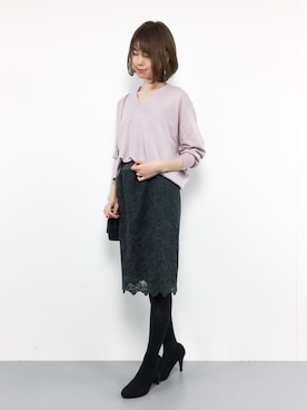 miyaseさん（レディース・165cm）の冬コーディネート