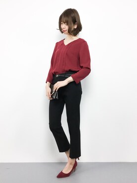 「BOSCH（ボッシュ）のアイテム（その他パンツ）」を使った、miyaseさん（レディース・165cm）の冬コーディネート