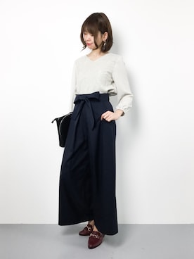 miyaseさん（レディース・165cm）の冬コーディネート