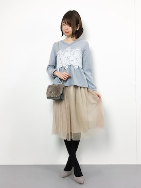 miyaseさん（レディース・165cm）の冬コーディネート