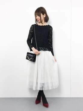 「La TOTALITE（ラトータリテ）のアイテム」を使った、miyaseさん（レディース・165cm）の冬コーディネート