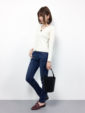 「La TOTALITE（ラトータリテ）のアイテム」を使った、miyaseさん（レディース・165cm）の冬コーディネート