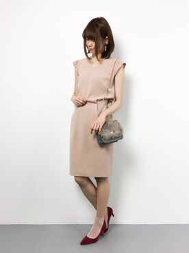 「La cle（ラクレ）のアイテム」を使った、miyaseさん（レディース・165cm）の冬コーディネート