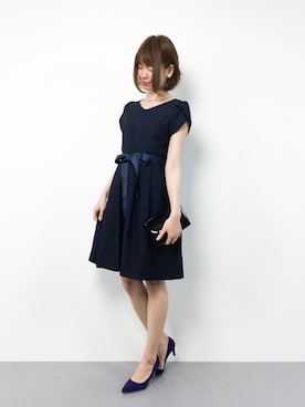 「PATTERN・fiona （パターンフィオナ）のアイテム（ワンピース/ドレス）」を使った、miyaseさん（レディース・165cm）の春コーディネート