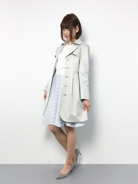 「Cupid Heart（キューピッドハート）のアイテム（ジャケット/アウター）」を使った、miyaseさん（レディース・165cm）の春コーディネート