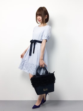 「PATTERN・fiona （パターンフィオナ）のアイテム（ワンピース/ドレス）」を使った、miyaseさん（レディース・165cm）の春コーディネート