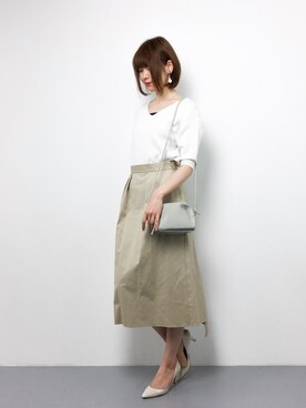 「blanchic（ブランシック）のアイテム」を使った、miyaseさん（レディース・165cm）の春コーディネート