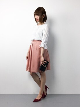 「Cherite by PRIME PATTERN（シェリエットバイプライムパターン）のアイテム」を使った、miyaseさん（レディース・165cm）の春コーディネート