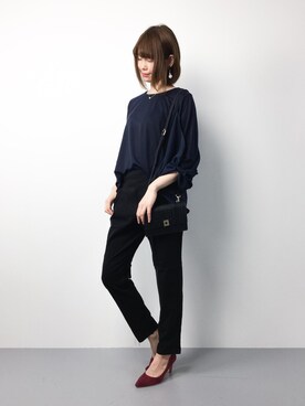 「rps（アールピーエス）のアイテム（その他トップス）」を使った、miyaseさん（レディース・165cm）の春コーディネート