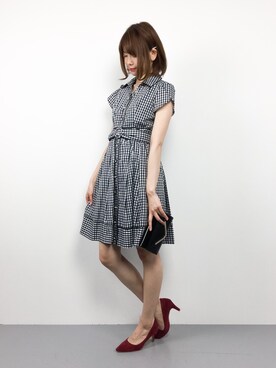 「PATTERN・fiona （パターンフィオナ）のアイテム（ワンピース/ドレス）」を使った、miyaseさん（レディース・165cm）の春コーディネート