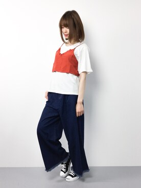 miyaseさん（レディース・165cm）の夏コーディネート