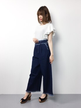 miyaseさん（レディース・165cm）の夏コーディネート