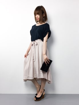 miyaseさん（レディース・165cm）の夏コーディネート