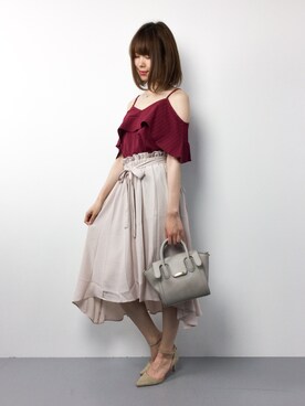 miyaseさん（レディース・165cm）の夏コーディネート