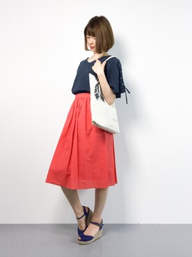 miyaseさん（レディース・165cm）の夏コーディネート