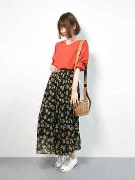 miyaseさん（レディース・165cm）の夏コーディネート