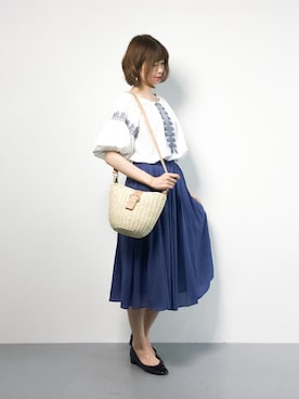 miyaseさん（レディース・165cm）の夏コーディネート