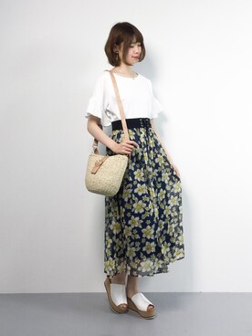 miyaseさん（レディース・165cm）の夏コーディネート